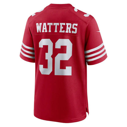 San Francisco 49ers #32 Ricky Watters Scarlet Retired Player Game Jersey Stitched American Football Jerseys