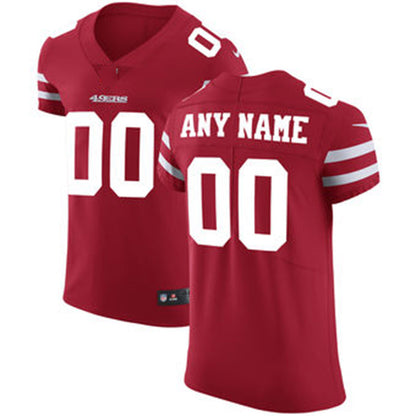 Custom San Francisco 49ers Scarlet Vapor Untouchable Elite Jersey Stitched American Football Jerseys