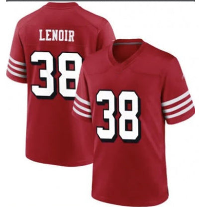 San Francisco 49ers #38 Deommodore Lenoir Red Vapor Untouchable Limited Stitched American Football Jerseys