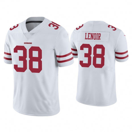 San Francisco 49ers #38 Deommodore Lenoir White Vapor Untouchable Limited Jersey Stitched American Football Jerseys