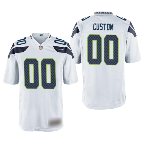 Seattle Seahawks Away White Team Jersey