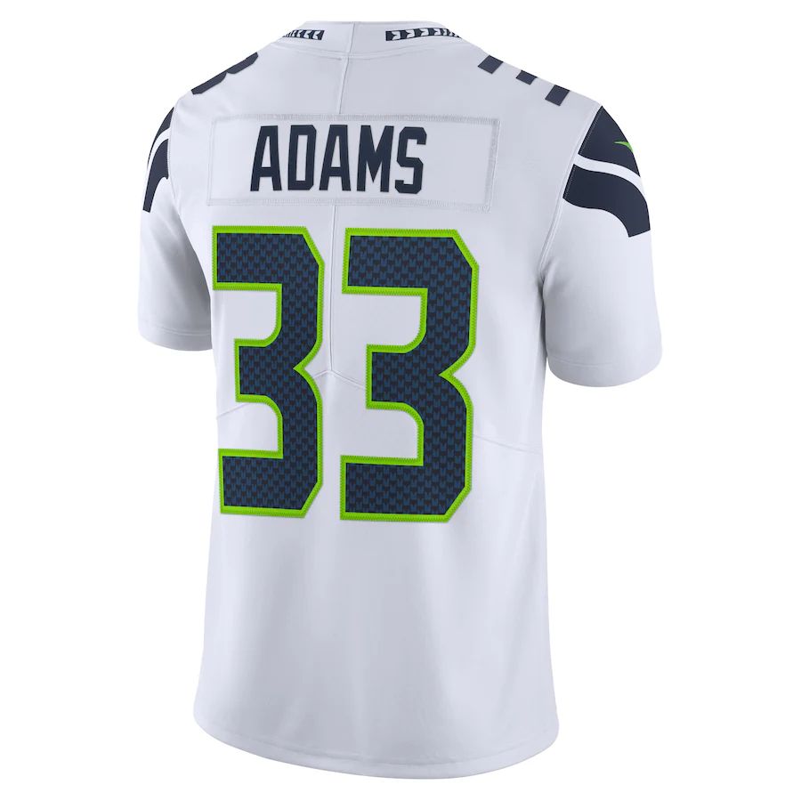 S.Seahawks #33 Jamal Adams  White Vapor Limited Jersey Stitched American Football Jerseys