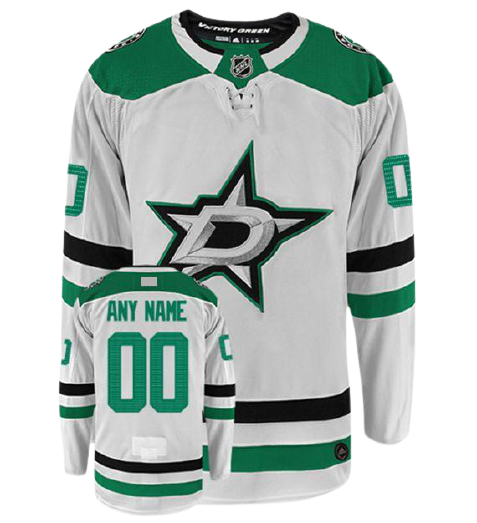 Dallas Stars Away White Team Jersey