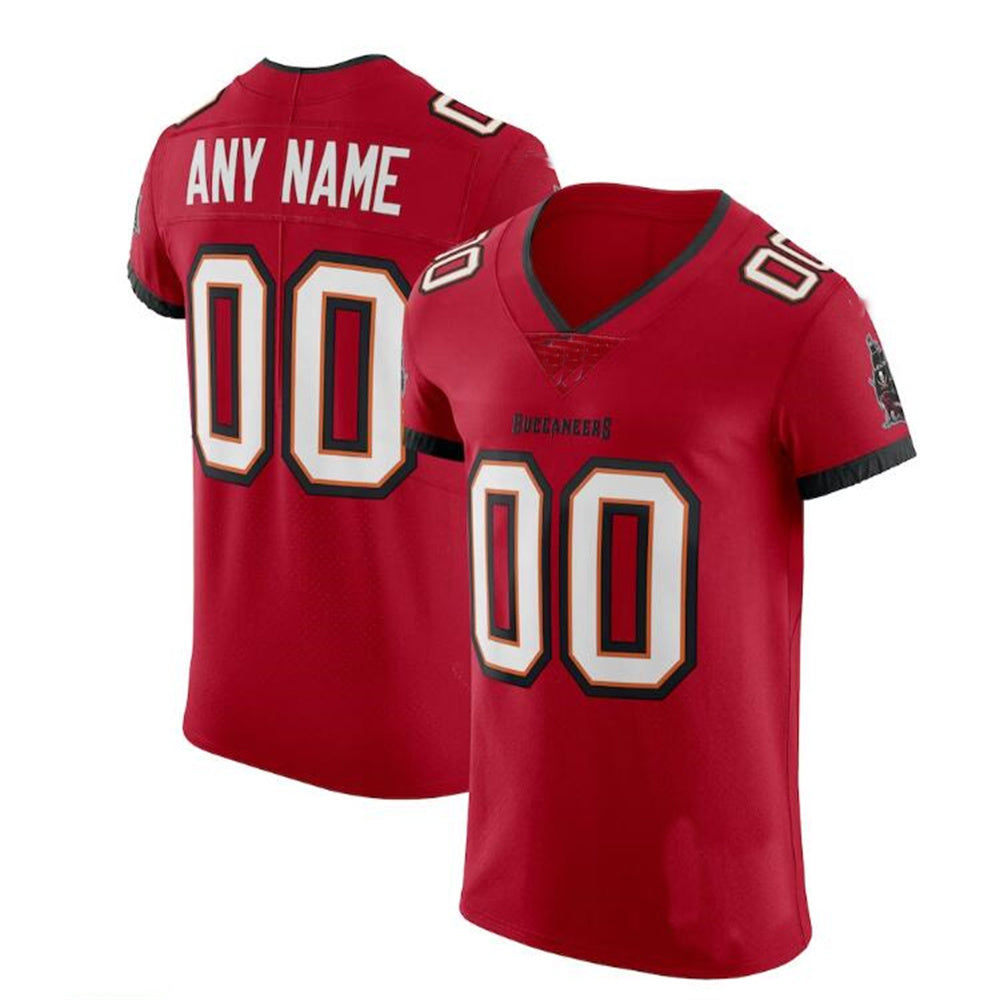 Custom TB.Buccaneers Red Vapor Elite Jersey Stitched Jersey American Football Jerseys