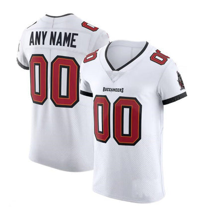 Custom TB.Buccaneers White Vapor Elite Jersey Stitched Jersey American Football Jerseys