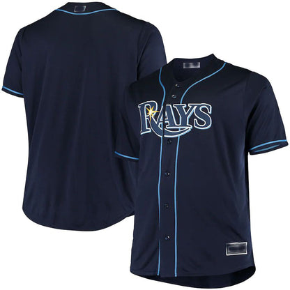 Tampa Bay Rays Navy Big & Tall Replica Alternate Team Jersey Baseball Jerseys