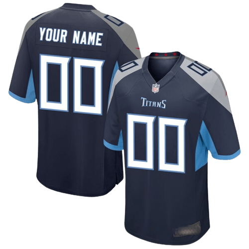 Tennessee Titans Home Navy Blue Team Jersey