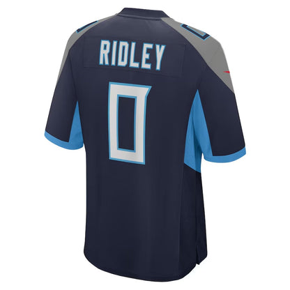 T.Titans #0 Calvin Ridley Game Player Jersey - Navy American Football Jerseys