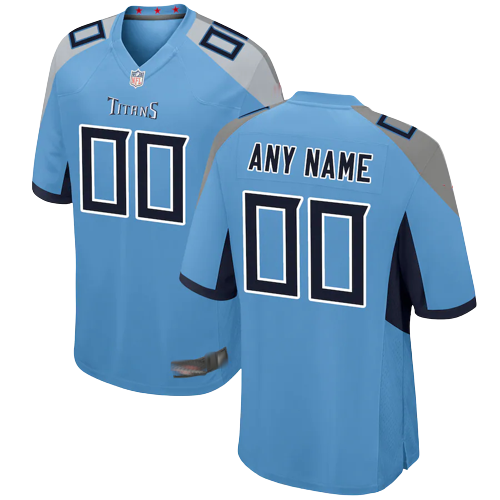 Tennessee Titans Home Light Blue Team Jersey