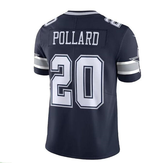 Dallas Cowboys #20 Tony Pollard 2020 Vapor Limited Jersey - Navy Stitched American Football Jerseys