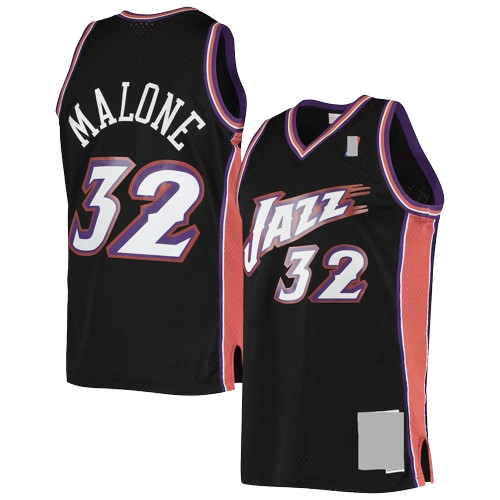 Utah Jazz Black & Red Team Jersey