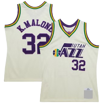 Utah Jazz White Team Jersey