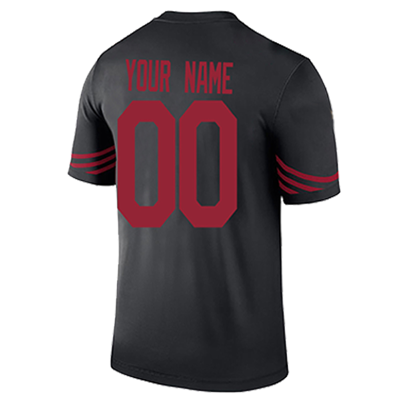 Custom San Francisco 49ers Black Stitched American Football Jerseys