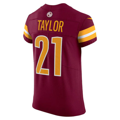 W.Commanders #21 Sean Taylor Burgundy Vapor Elite Retired Player Jersey Stitched American Football Jerseys