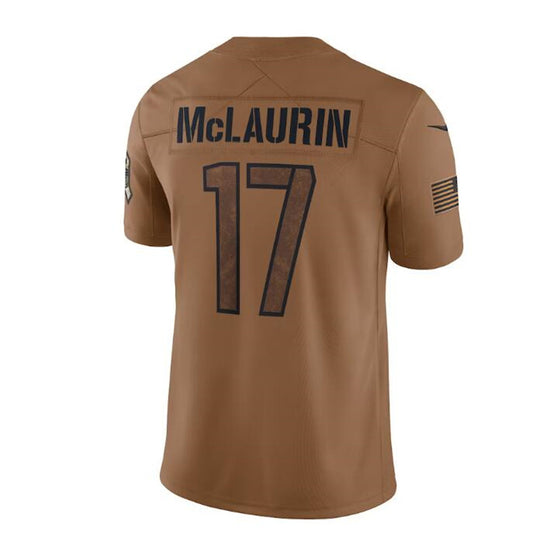 W.Commanders #17 Terry McLaurin Brown 2023 Salute To Service Limited Jersey Stitched American Football Jerseys