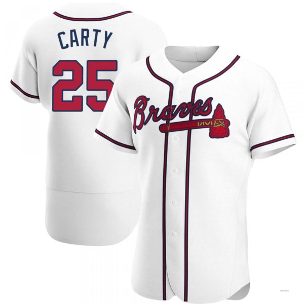 Atlanta Braves #25 Rico Carty White Home Jersey Stitches Baseball Jerseys