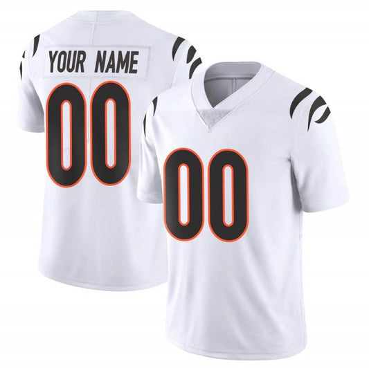 Custom Cincinnati Bengals White Limited Stitched Football Jerseys 2022 Super Bowl LVI