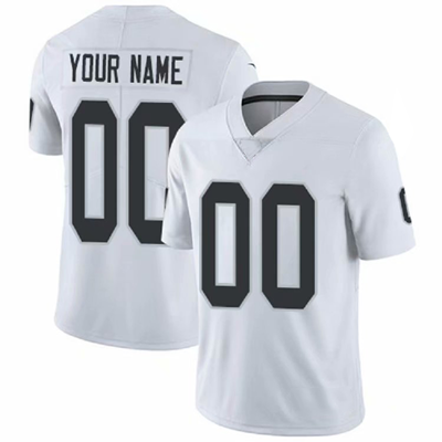 Custom L.Raiders football White Stitched American Football Jersey