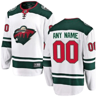 Minnesota Wild Away White Team Jersey