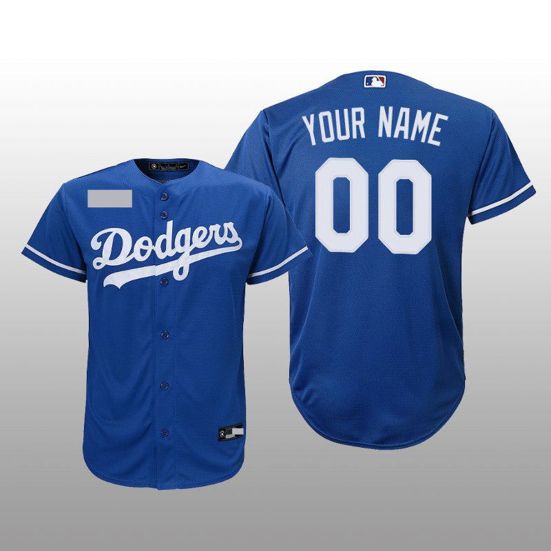 Youth Los Angeles Dodgers Replica Custom Alternate Royal Jersey