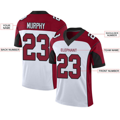 Custom Arizona Cardinal Men's American White Stitched Football Jerseys