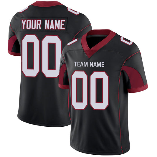 Custom Arizona Cardinal Stitched American Jerseys Personalize Birthday Gifts Black Football Jersey