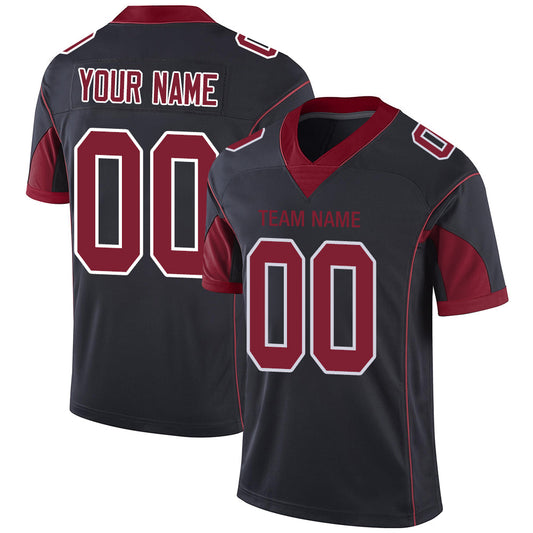 Custom Arizona Cardinal Stitched American Football Jerseys Personalize Birthday Gifts Black Jersey