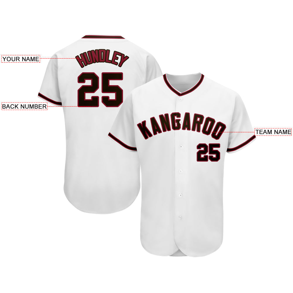 Custom A.Diamondback Stitched Baseball Jersey Personalized Button Down Baseball T Shirt