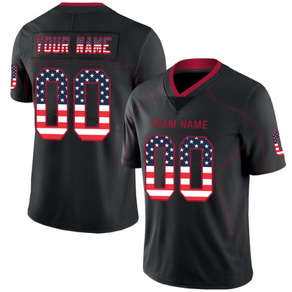 Custom A.Falcon Stitched American Football Jerseys Personalize Birthday Gifts Black Jersey