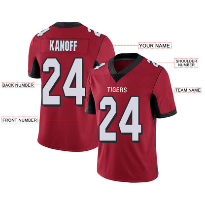 Custom A.Falcon Stitched American Football Jerseys Personalize Birthday Gifts Red Jersey