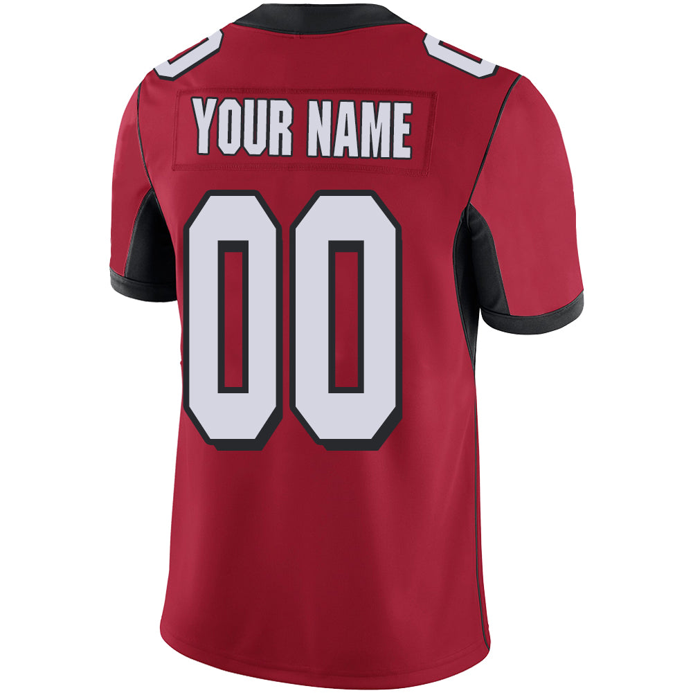 Custom A.Falcon Stitched American Football Jerseys Personalize Birthday Gifts Red Jersey