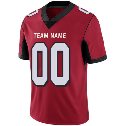 Custom A.Falcon Stitched American Football Jerseys Personalize Birthday Gifts Red Jersey