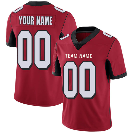 Custom A.Falcon Stitched American Football Jerseys Personalize Birthday Gifts Red Jersey