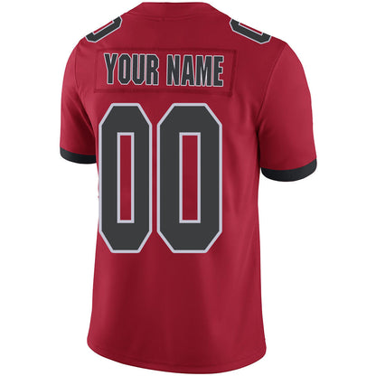 Custom A.Falcon Stitched American Football Jerseys Personalize Birthday Gifts Red Jersey