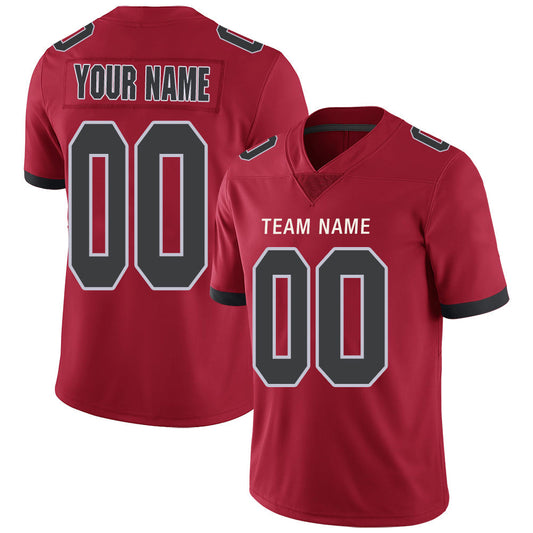 Custom A.Falcon Stitched American Football Jerseys Personalize Birthday Gifts Red Jersey