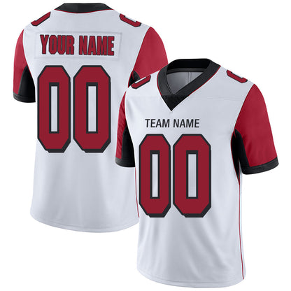 Custom A.Falcon Stitched American Jerseys Personalize Birthday Gifts White Football Jersey