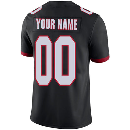 Custom A.Falcon Stitched American Football Jerseys Personalize Birthday Gifts Black Jersey