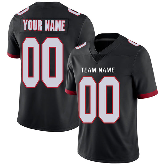 Custom A.Falcon Stitched American Football Jerseys Personalize Birthday Gifts Black Jersey