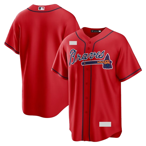 Atlanta Braves Red Alternate Team Jersey