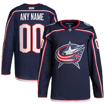 Columbus Blue Jackets Home Navy Team Jersey