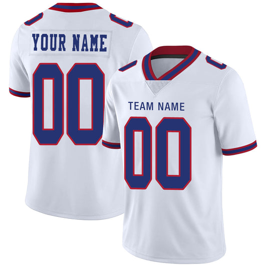 Custom Buffalo  Bills Stitched American Football Jerseys Personalize Birthday Gifts White Jersey