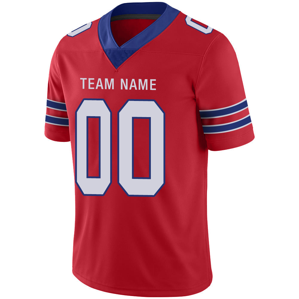 Custom Buffalo  Bills Stitched American Football Jerseys Personalize Birthday Gifts Red Jersey