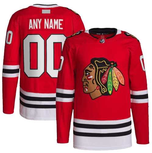 Chicago Blackhawks Home Red Team Jersey