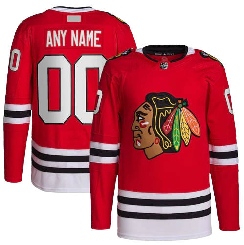 Chicago Blackhawks Home Red Team Jersey