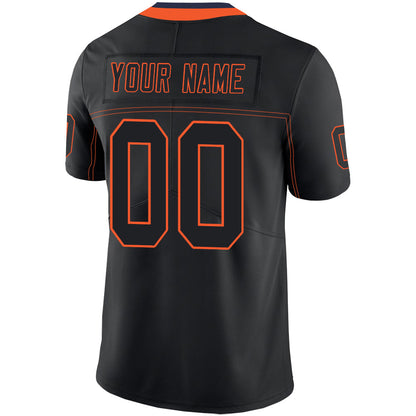 Custom C.Bear Stitched American Football Jerseys Personalize Birthday Gifts Black Jersey