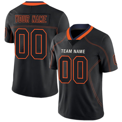 Custom C.Bear Stitched American Football Jerseys Personalize Birthday Gifts Black Jersey