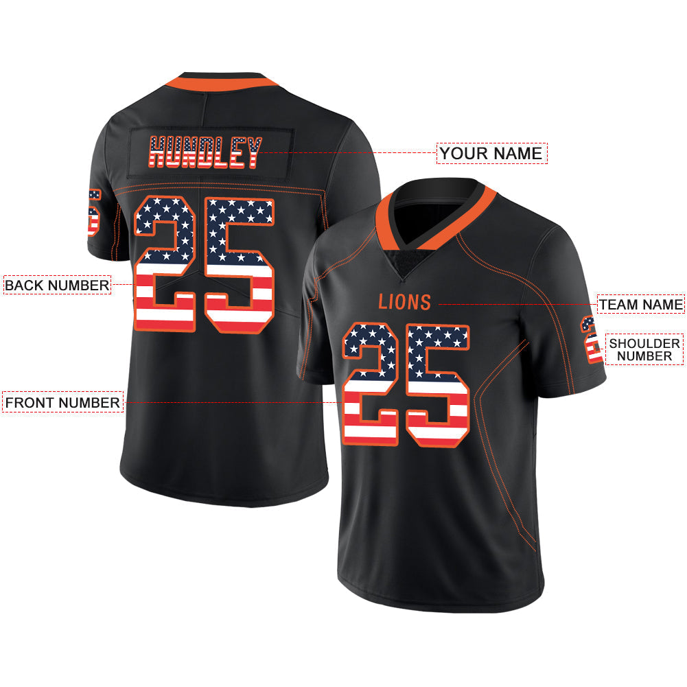 Custom C.Bengal Stitched American Football Jerseys Personalize Birthday Gifts Black Jersey