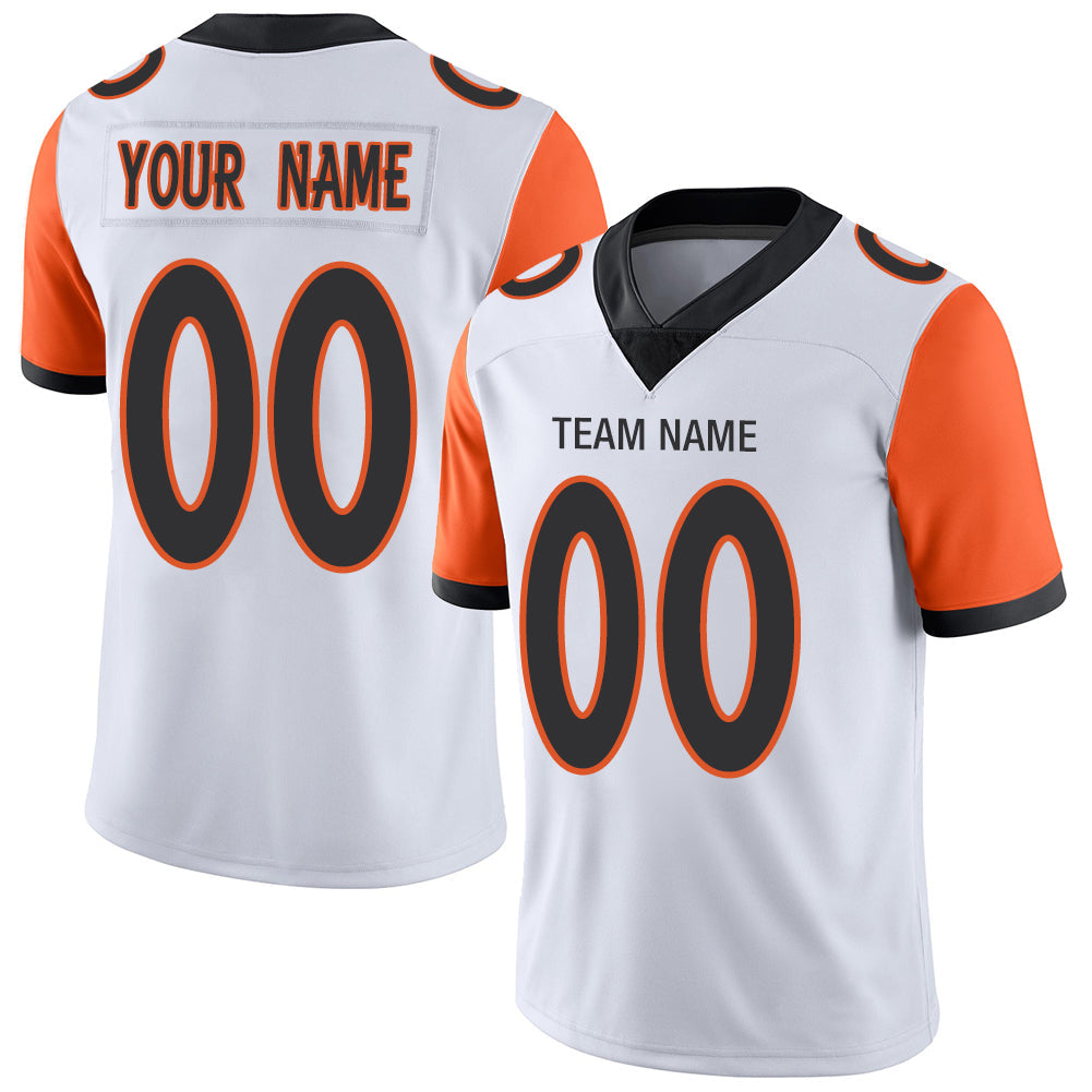 Custom C.Bengal Stitched American Football Jerseys Personalize Birthday Gifts White Jersey