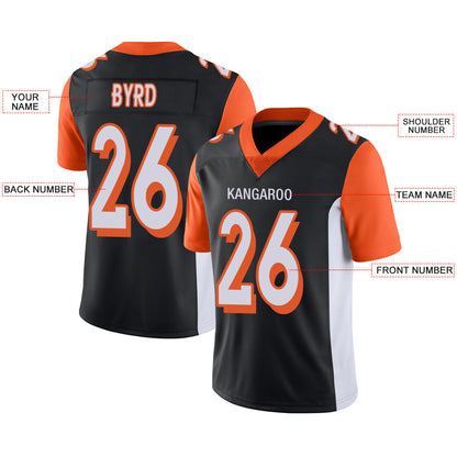 Custom C.Bengal Stitched American Football Jerseys Personalize Birthday Gifts Black Jersey