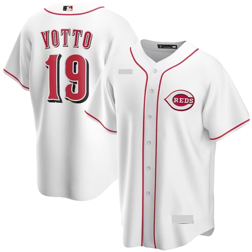 Cincinnati Reds White Home Team Jersey